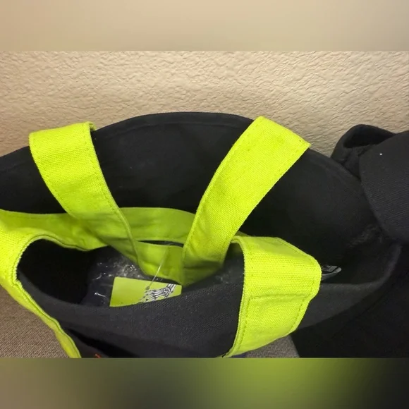 Trader Joe's Mini Canvas Tote Bag Set - Black and Purple (2) - Picture 8 of 12